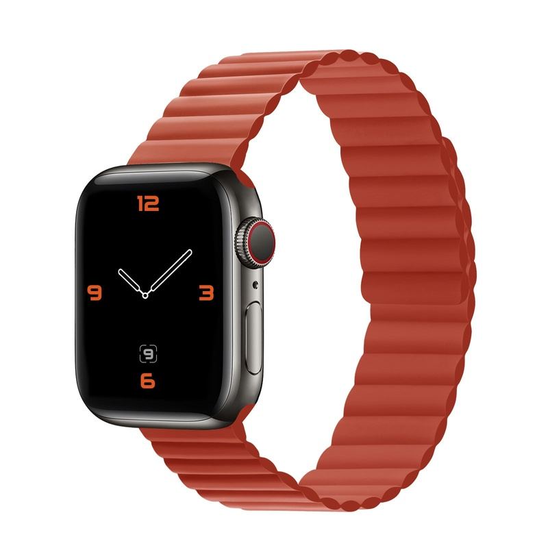 Correa de silicona impermeable con contraste "Magnetic Band" para Apple Watch