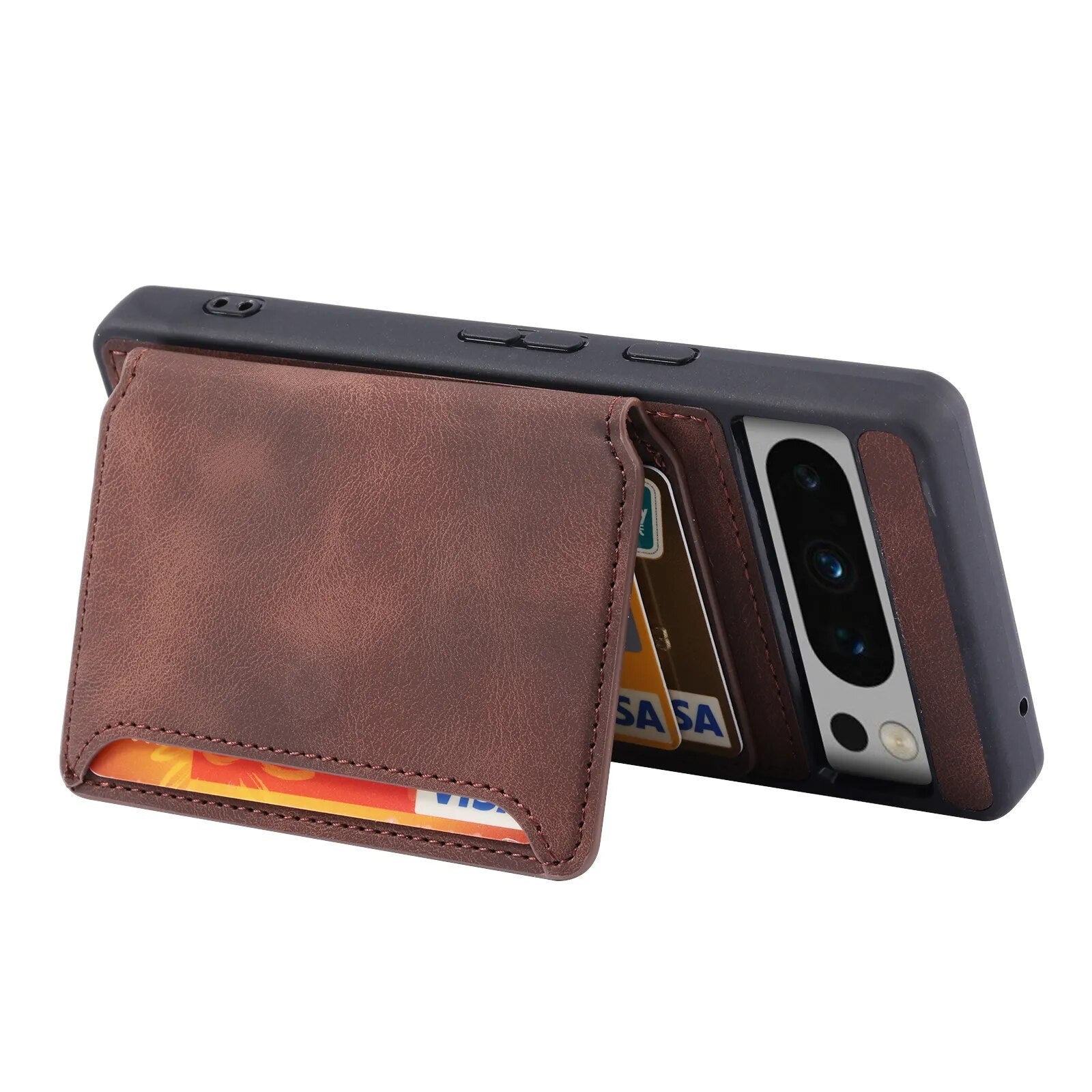 Magnetic Clasped Wallet Card Holder Google Pixel Case