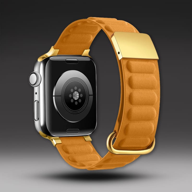 Correa de cuero genuino "Magnetic Loop" para Apple Watch