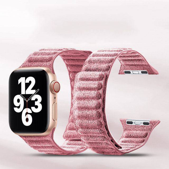 „Magnetic Band“ Alcantara Loop Band für Apple Watch