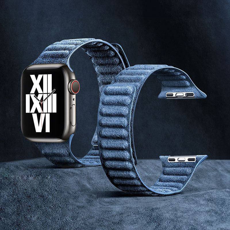 „Magnetic Band“ Alcantara Loop Band für Apple Watch