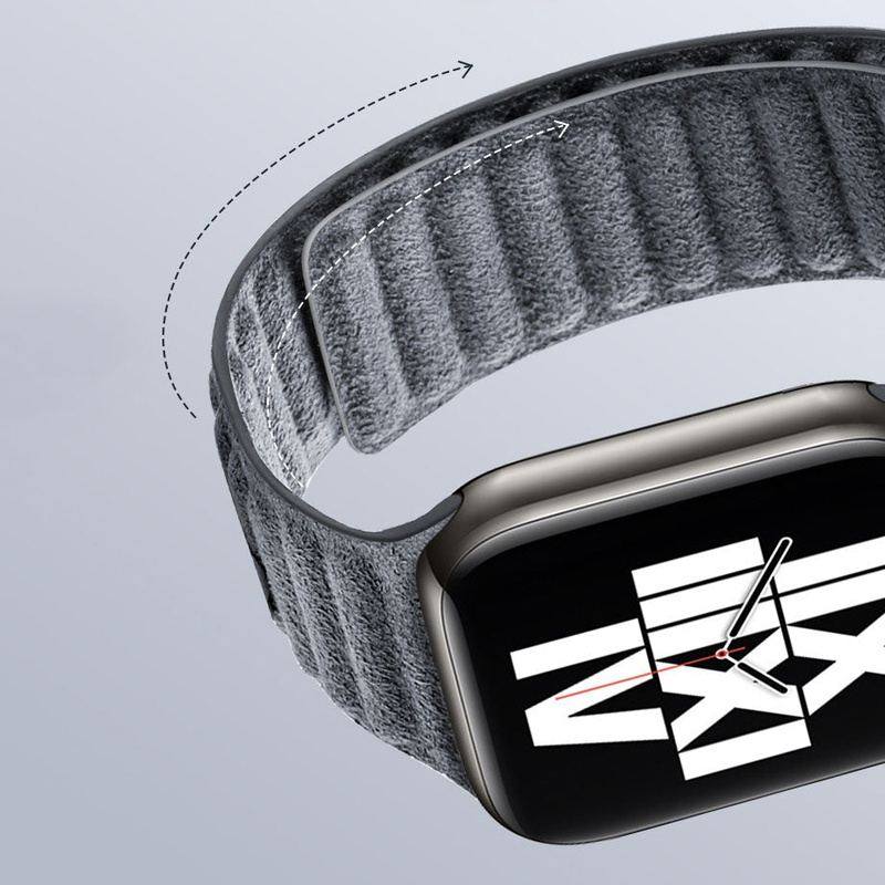 „Magnetic Band“ Alcantara Loop Band für Apple Watch