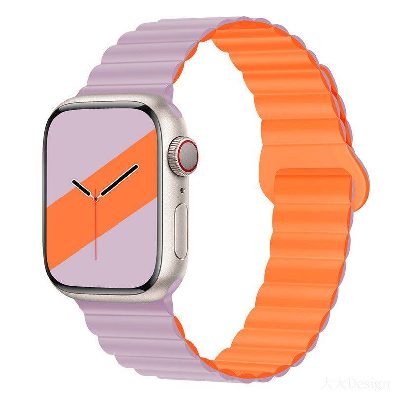 Correa de silicona en contraste "Magnetic Band" para Apple Watch