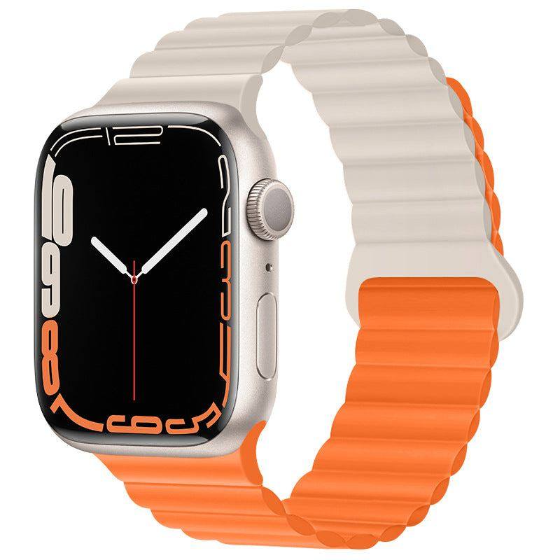 Correa de silicona en contraste "Magnetic Band" para Apple Watch