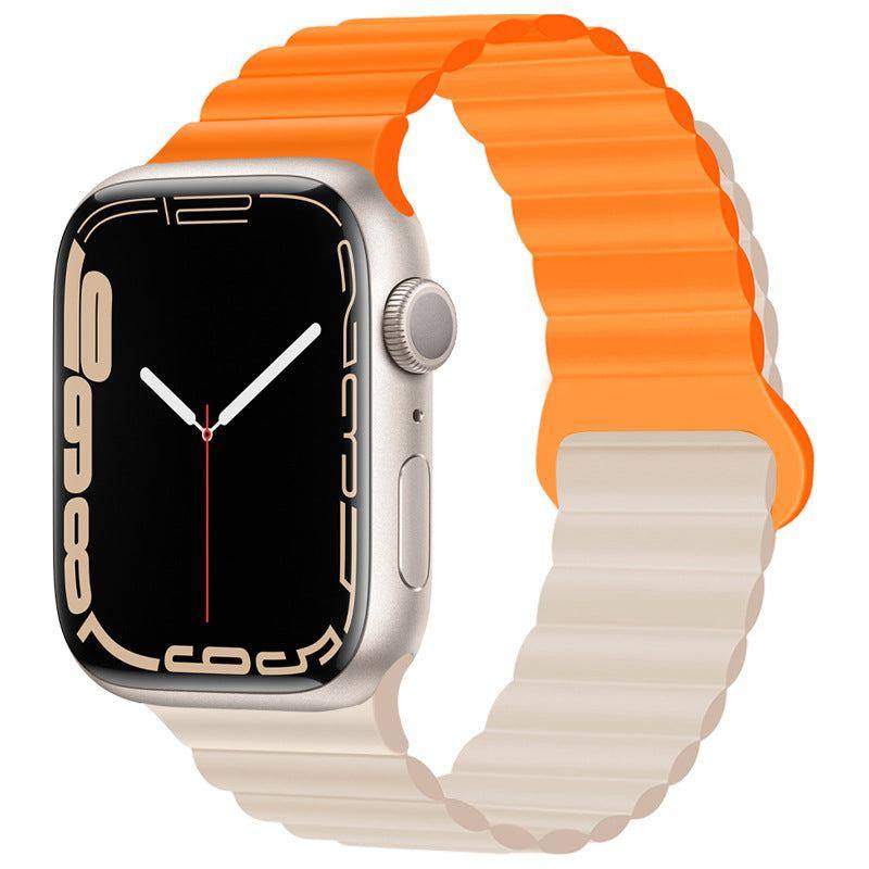 Correa de silicona en contraste "Magnetic Band" para Apple Watch