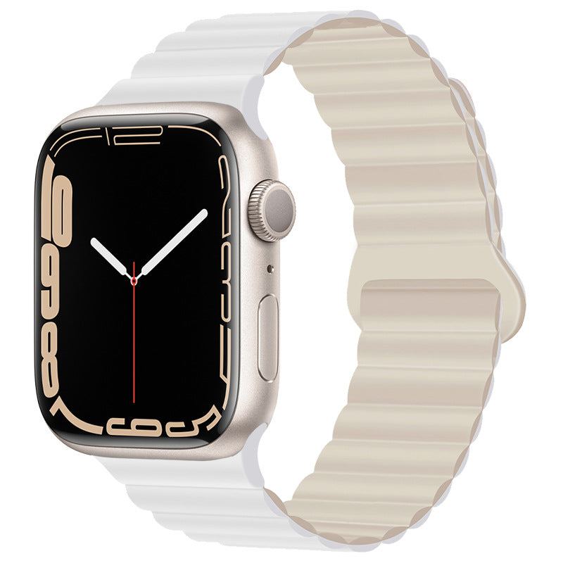 Correa de silicona en contraste "Magnetic Band" para Apple Watch