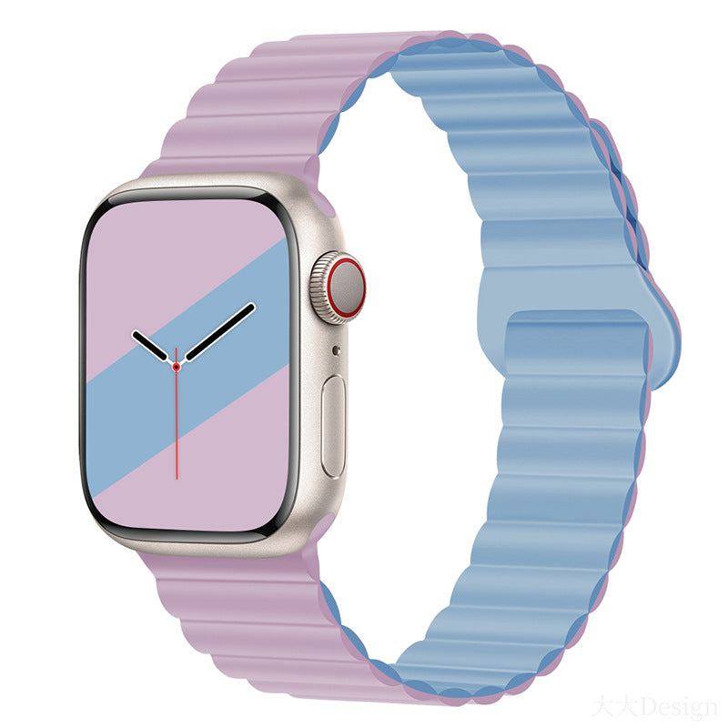 Correa de silicona en contraste "Magnetic Band" para Apple Watch