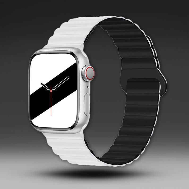 „Magnetic Band“ Kontrastierendes Silikon Loop Band für Apple Watch