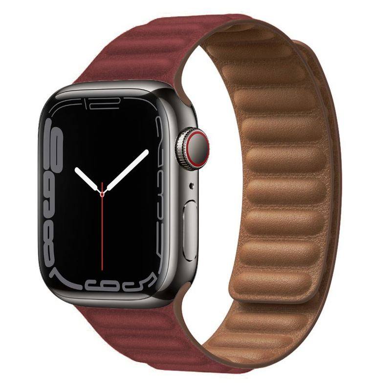 "Magnetic Band" Leather Loop For Apple Watch