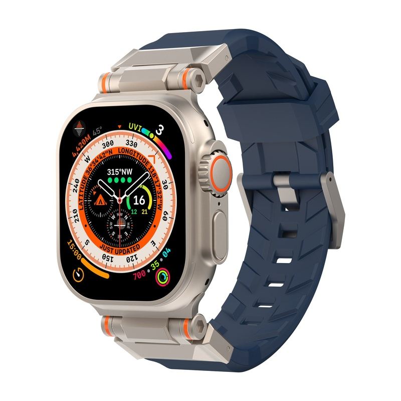 Correa deportiva de silicona "Mecha Style" para Apple Watch