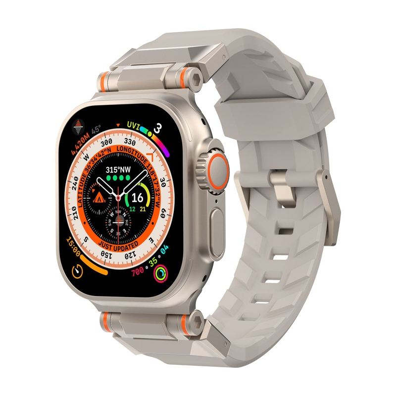 Correa deportiva de silicona "Mecha Style" para Apple Watch