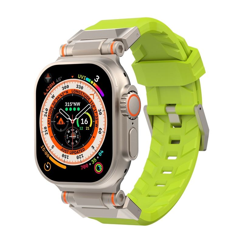 Correa deportiva de silicona "Mecha Style" para Apple Watch