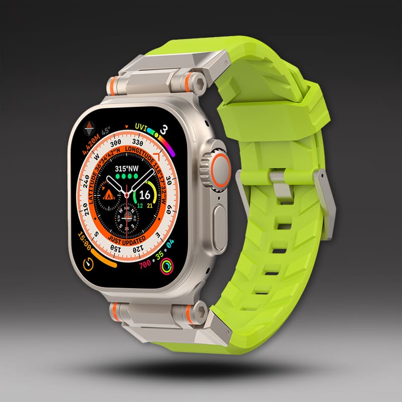 Correa deportiva de silicona "Mecha Style" para Apple Watch