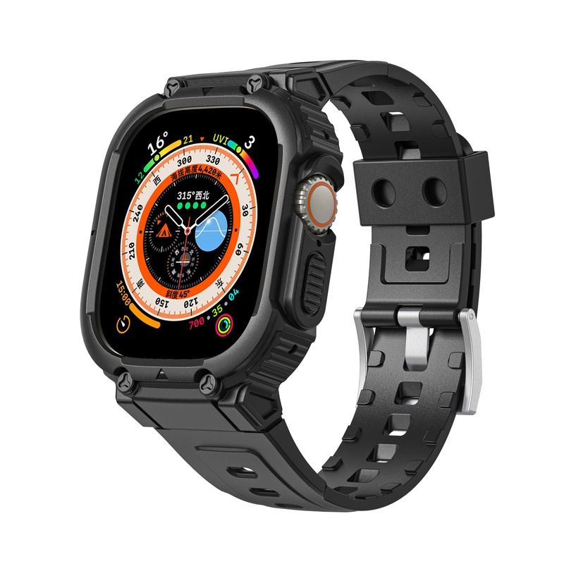 Correa deportiva de TPU con "banda mecánica" para Apple Watch