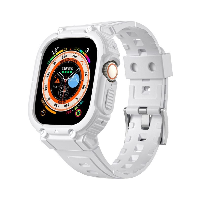 Correa deportiva de TPU con "banda mecánica" para Apple Watch