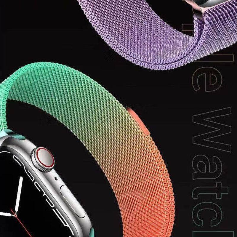 „Milanese Band“ Metall-Loop-Armband mit Farbverlauf für die Apple Watch