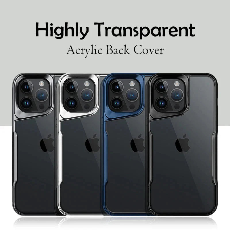 Funda para iPhone con parte trasera de acrílico transparente Newzone 