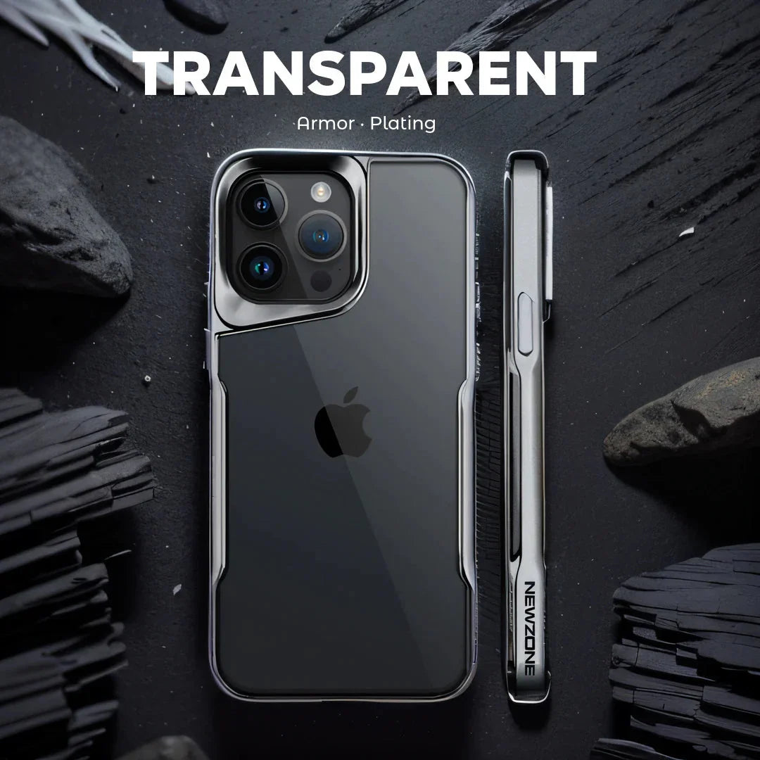 Newzone Transparente iPhone-Hülle mit Acrylrückseite 