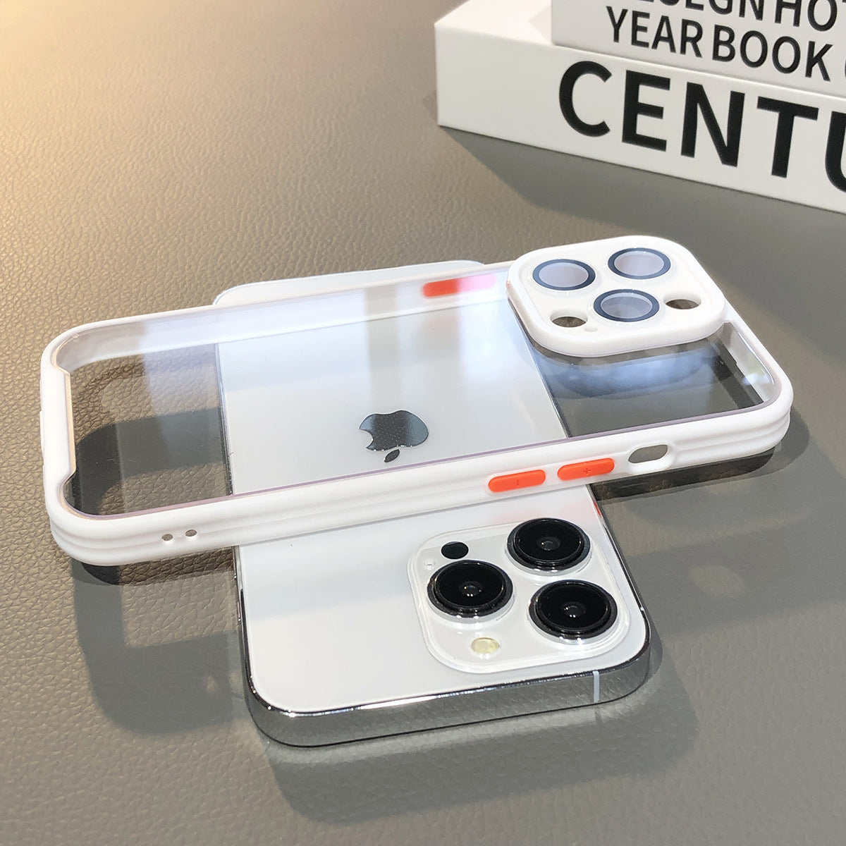 Lens Protection Transparent Case for iPhone