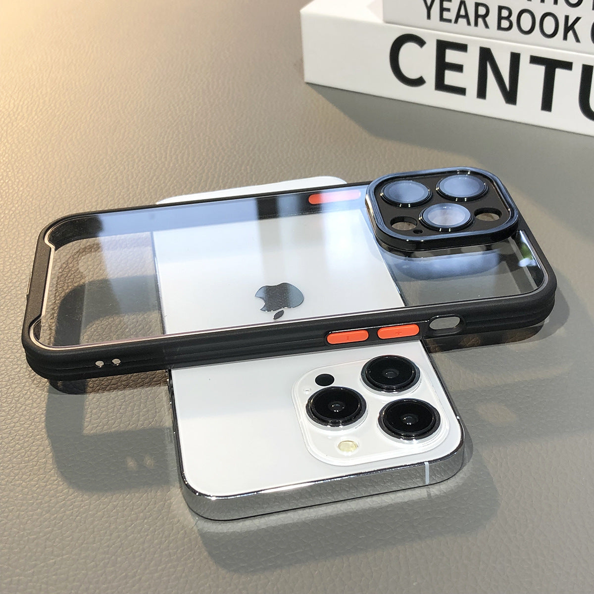 Lens Protection Transparent Case for iPhone