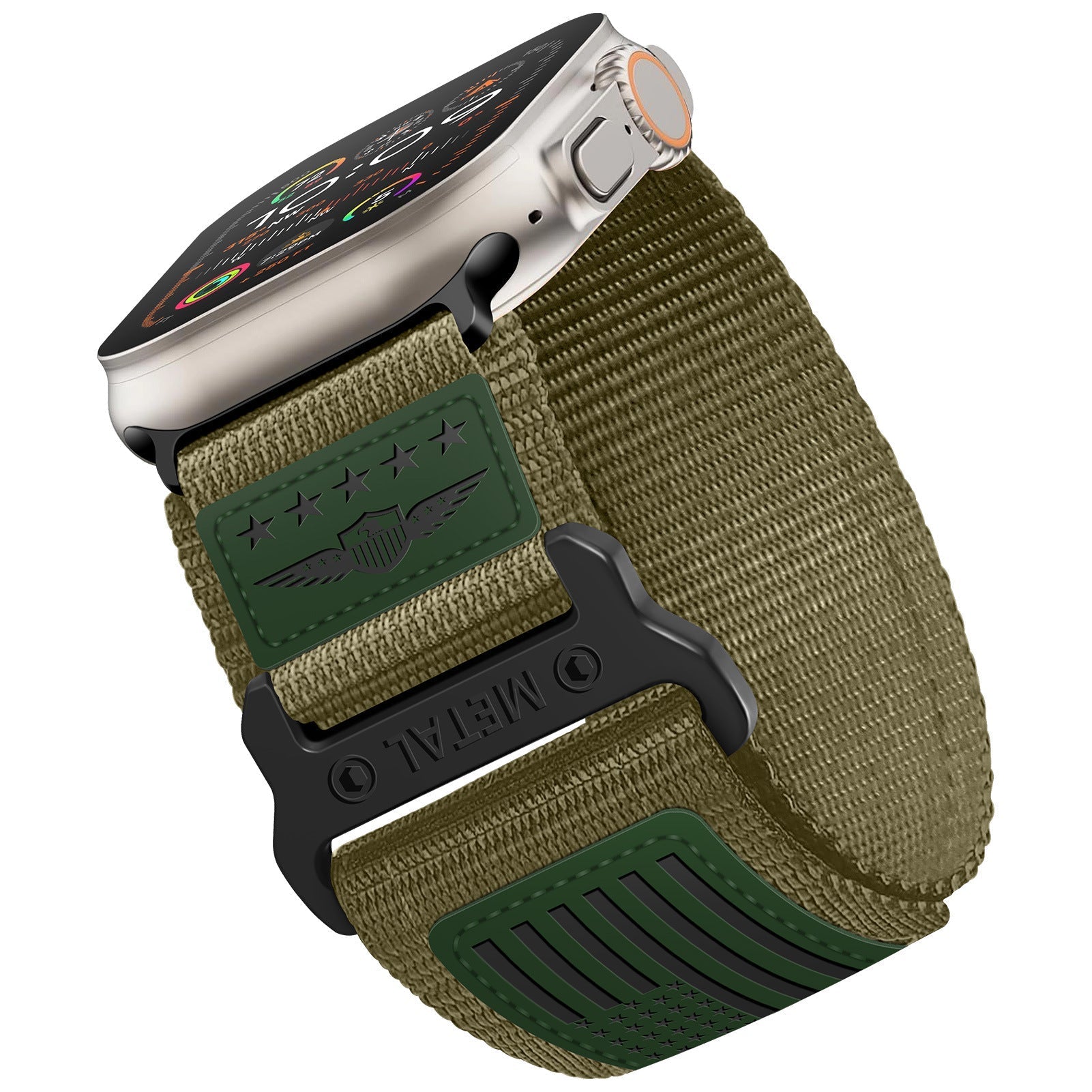 „Outdoor Climbing Band“ Fein gewebtes Nylonband für Apple Watch