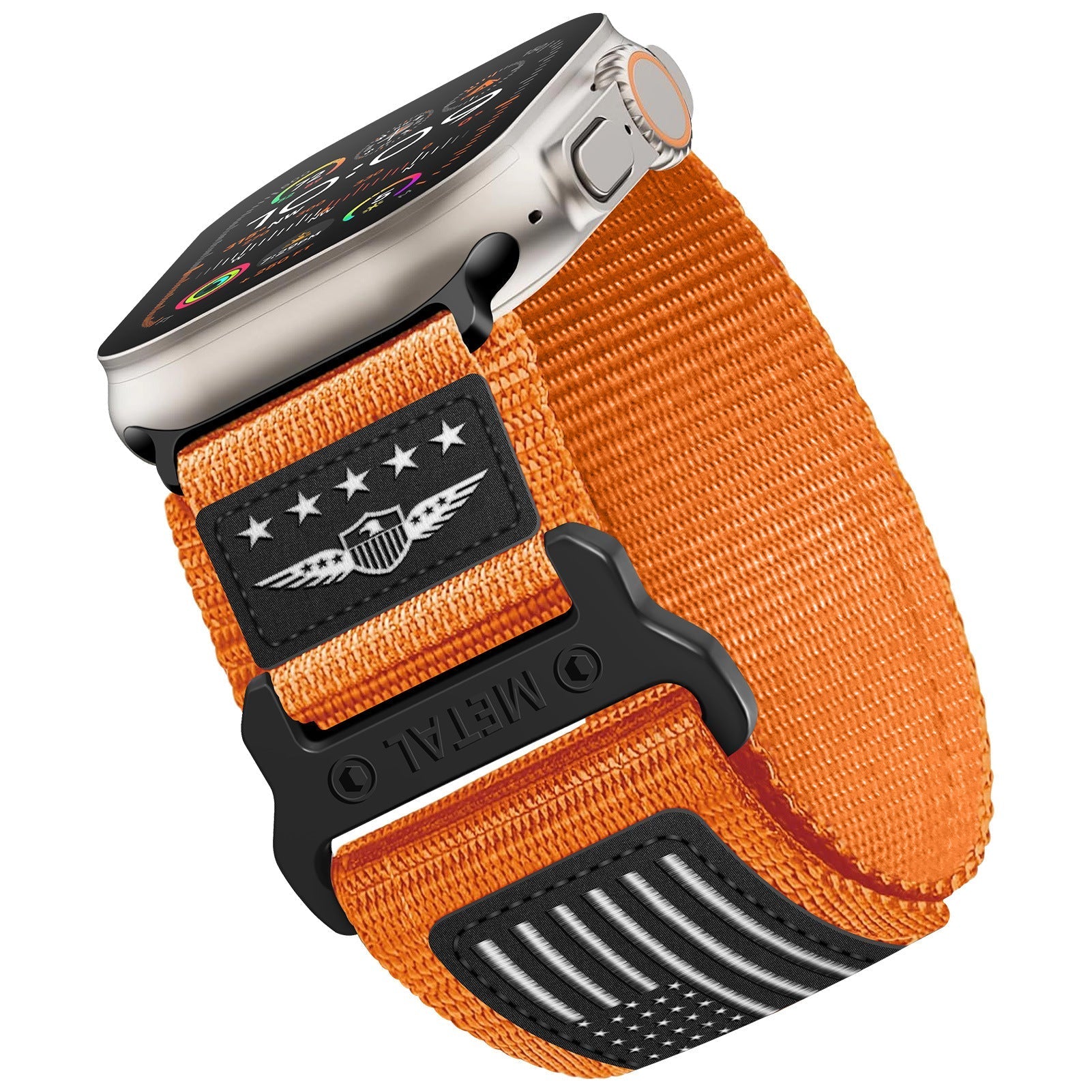 „Outdoor Climbing Band“ Fein gewebtes Nylonband für Apple Watch