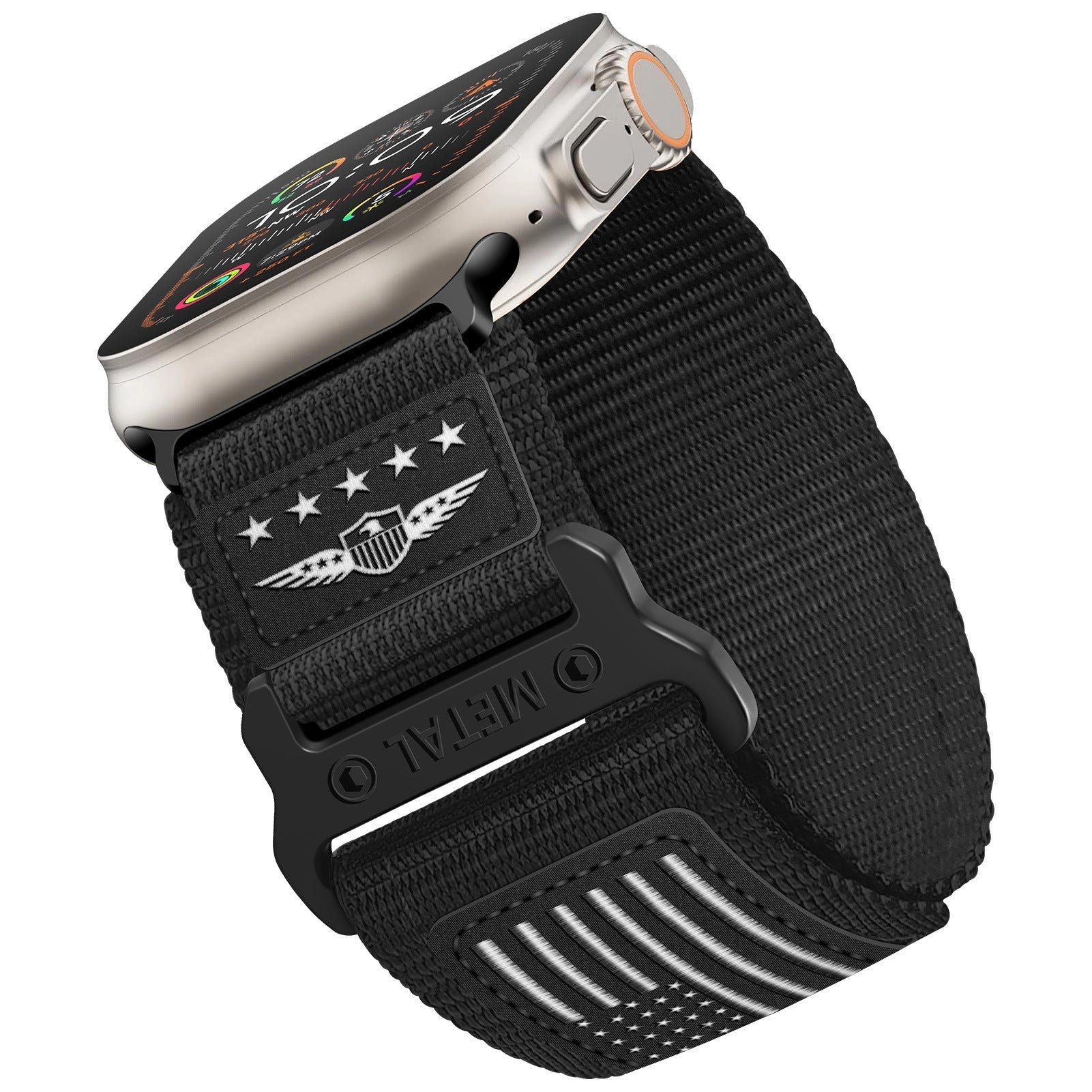 „Outdoor Climbing Band“ Fein gewebtes Nylonband für Apple Watch