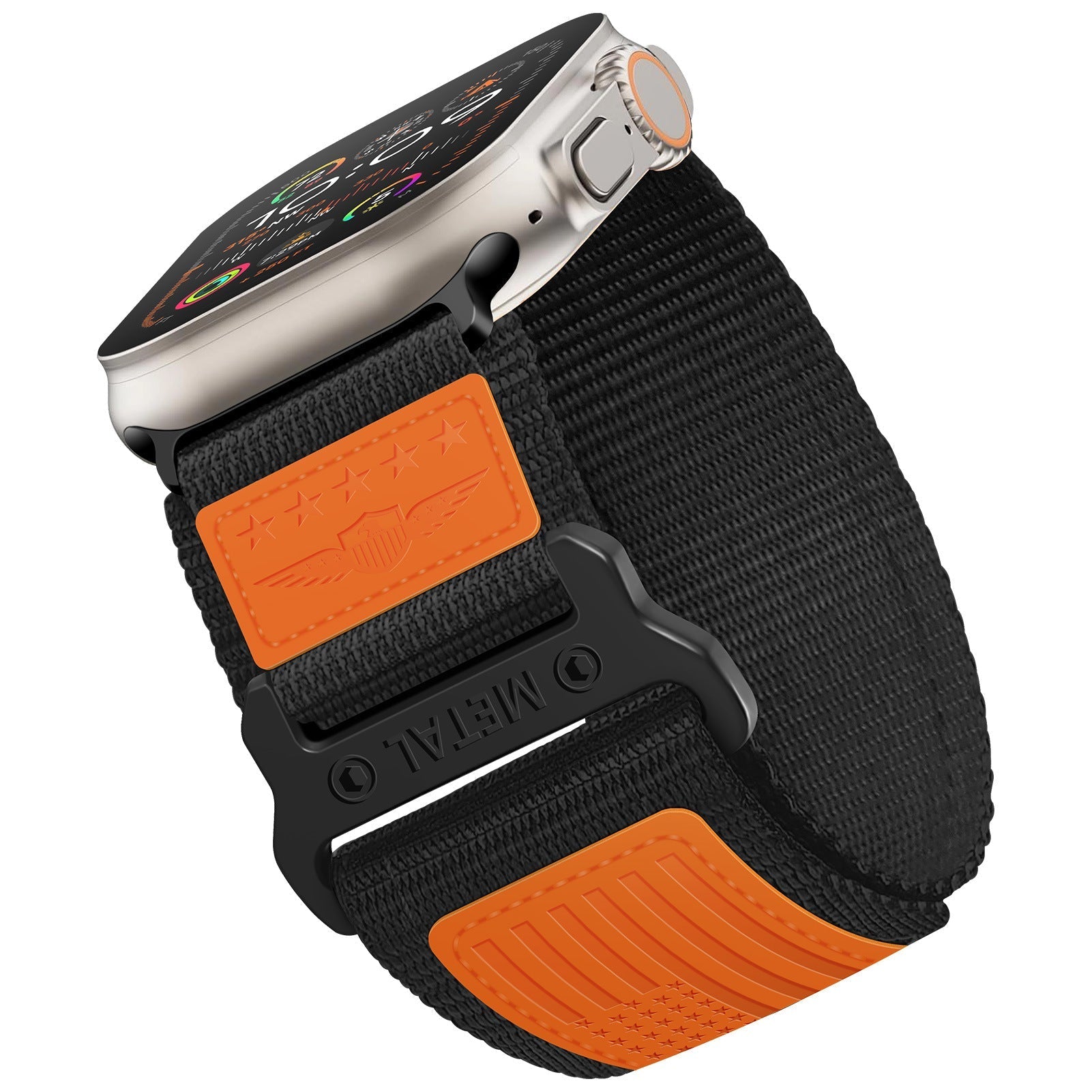 „Outdoor Climbing Band“ Fein gewebtes Nylonband für Apple Watch