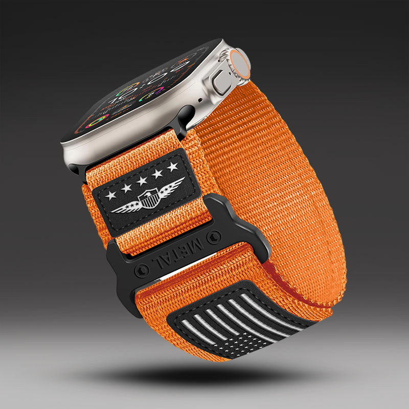 „Outdoor Climbing Band“ Fein gewebtes Nylonband für Apple Watch