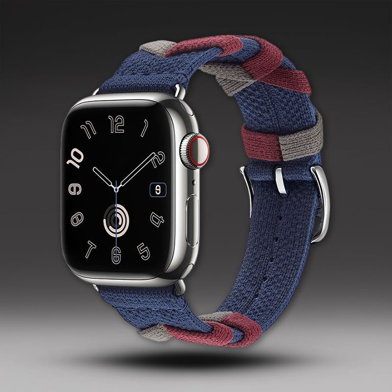 „Outdoor Band“ Sportarmband aus gestricktem Nylon für die Apple Watch