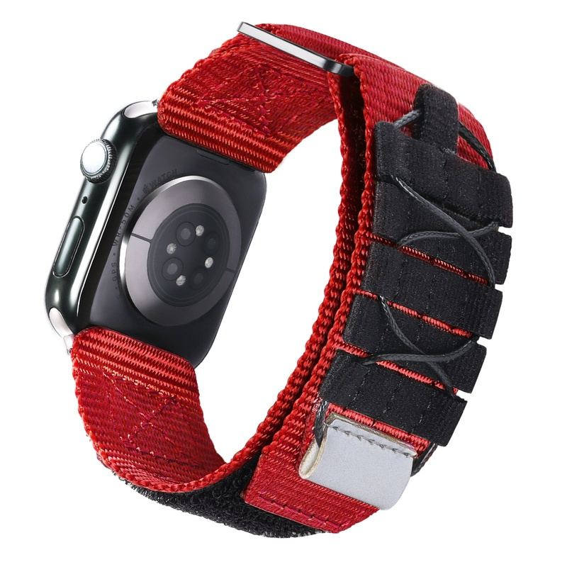 Correa de nailon para Apple Watch con diseño de montañismo 