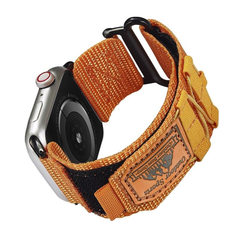 "Outdoor Weave Band" Climbing Nylon Velcro Band For Apple Watch