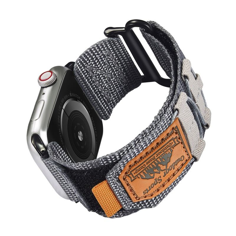 "Outdoor Weave Band" Climbing Nylon Velcro Band For Apple Watch