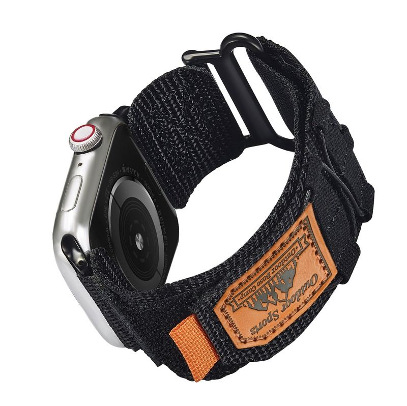 "Outdoor Weave Band" Climbing Nylon Velcro Band For Apple Watch