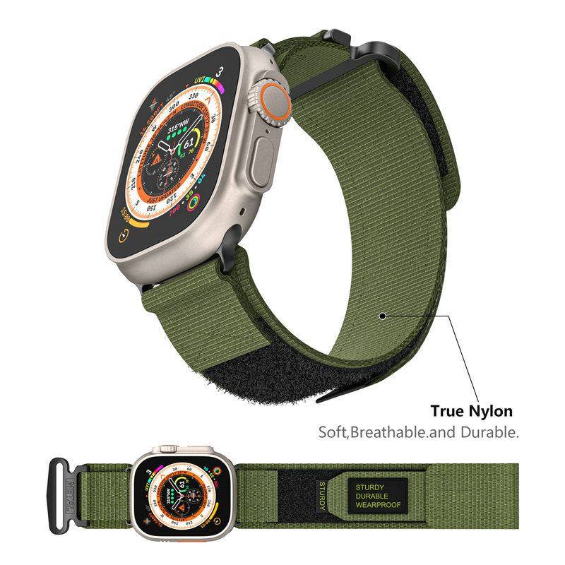 "Outdoor Band" Nylon Canvas Loop Band For Apple Watch