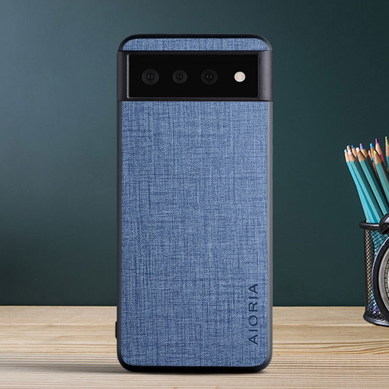 Funda antiarañazos de tela de primera calidad para Google Pixel 