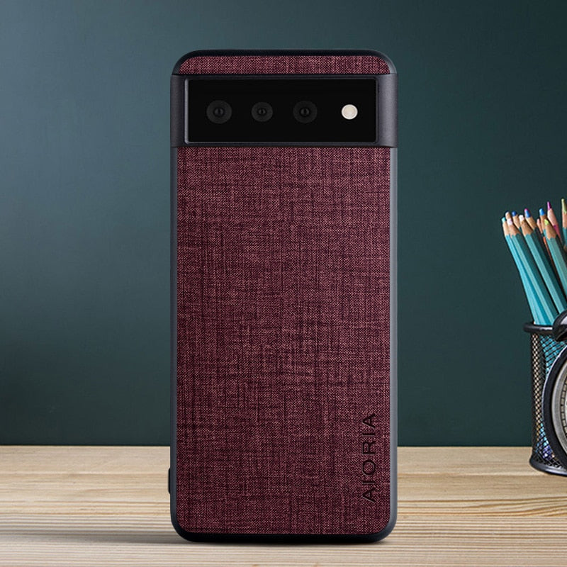 Funda antiarañazos de tela de primera calidad para Google Pixel 