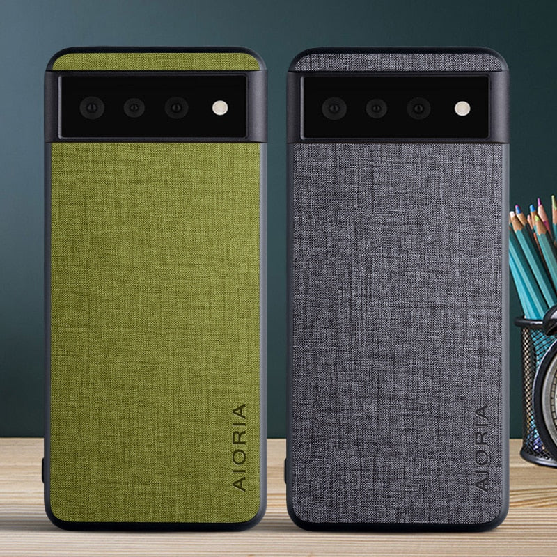 Funda antiarañazos de tela de primera calidad para Google Pixel 