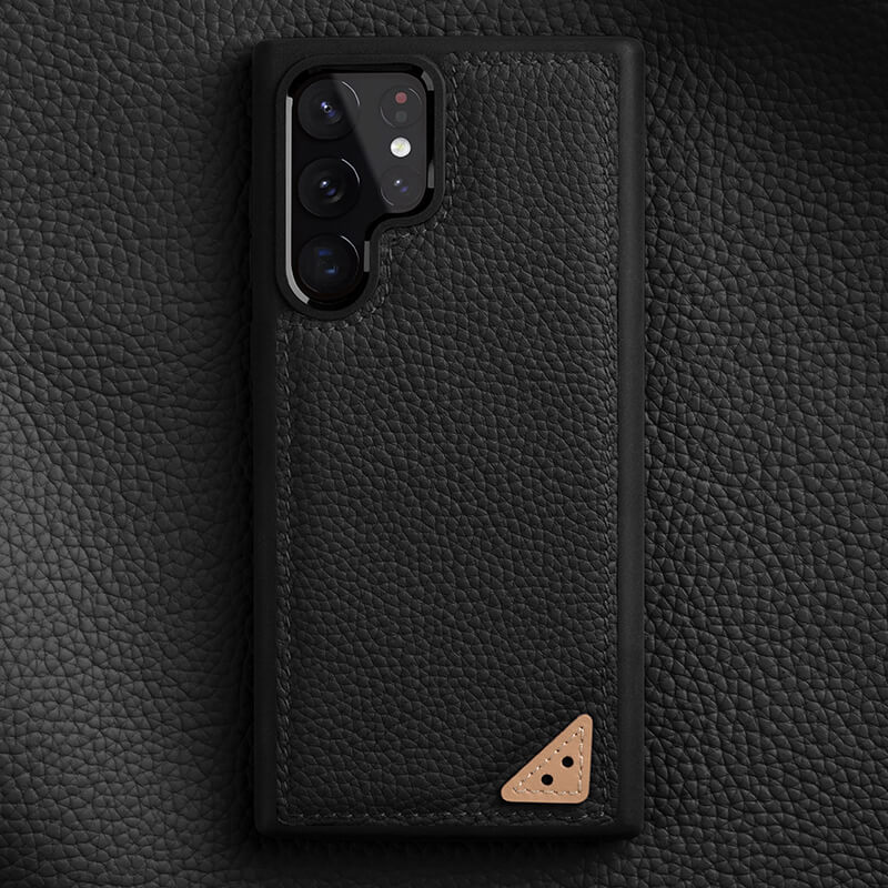 Funda de piel de vacuno de primera calidad para Samsung 