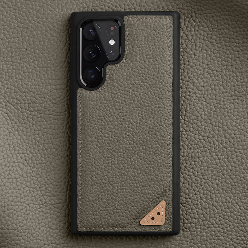 Funda de piel de vacuno de primera calidad para Samsung 