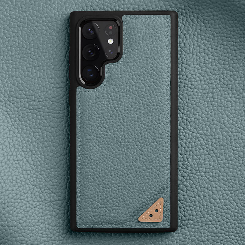 Funda de piel de vacuno de primera calidad para Samsung 