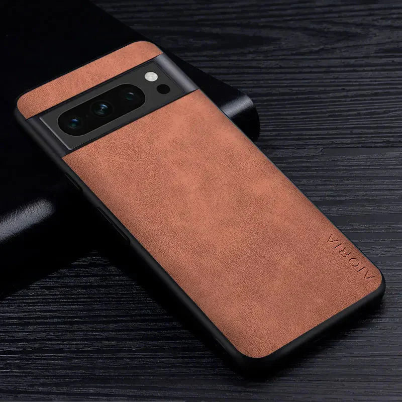 Funda para Google Pixel de primera calidad con efecto piel 