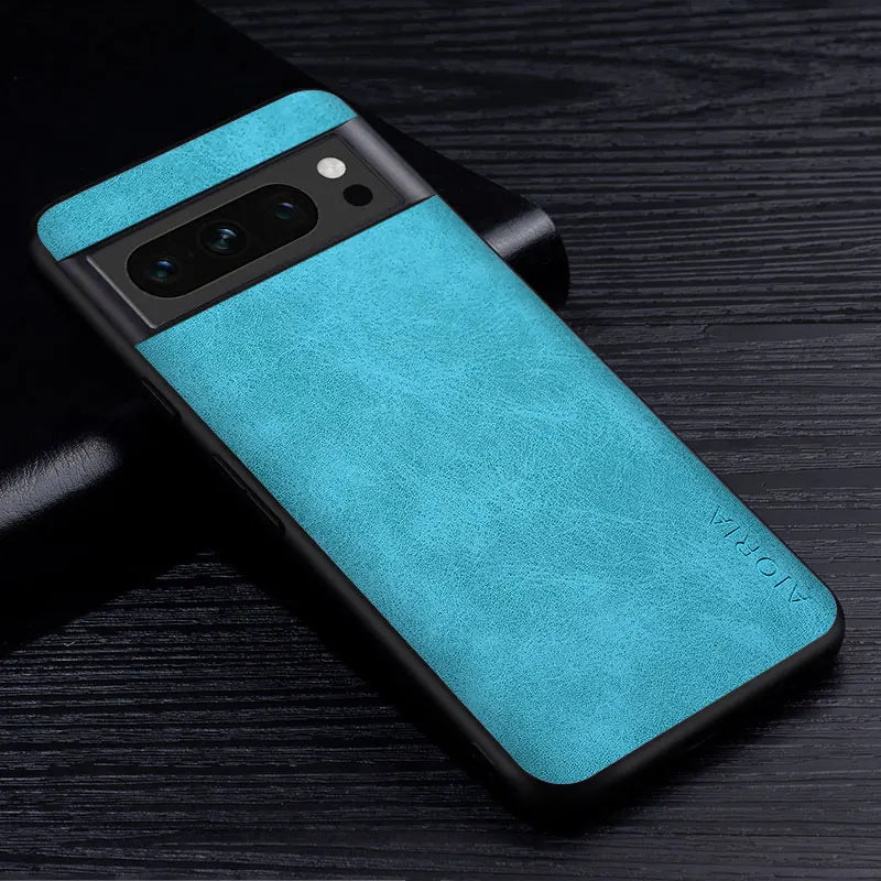 Funda para Google Pixel de primera calidad con efecto piel 