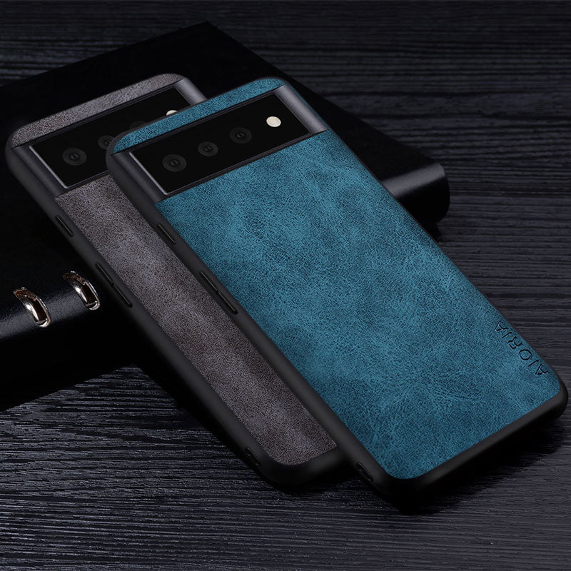 Funda para Google Pixel de primera calidad con efecto piel 