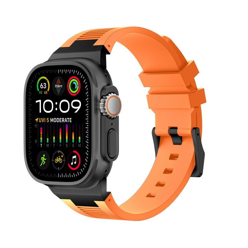 Premium-Armband aus Flüssigsilikon für die Apple Watch