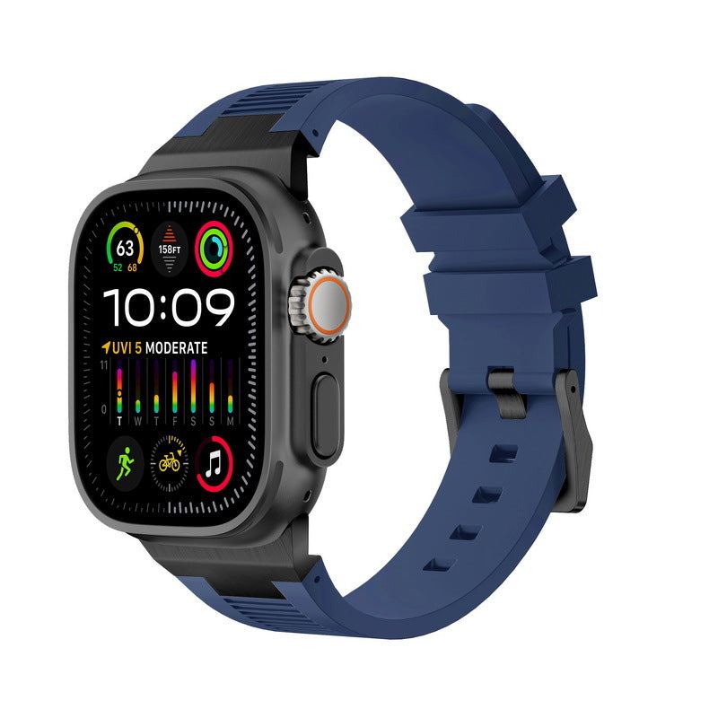 Premium-Armband aus Flüssigsilikon für die Apple Watch