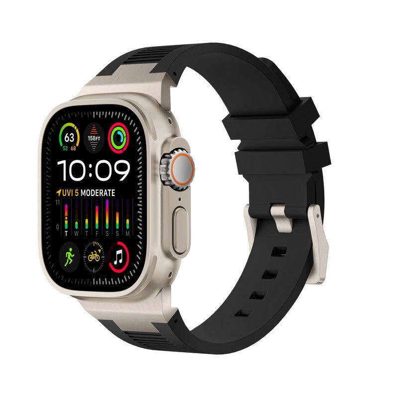 Premium-Armband aus Flüssigsilikon für die Apple Watch