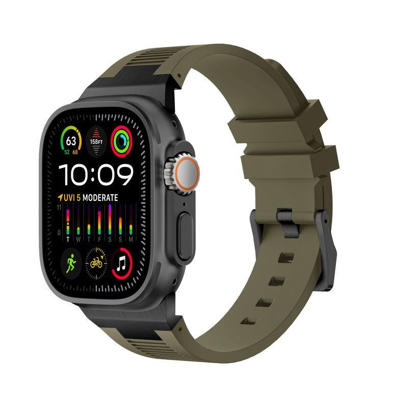 Premium-Armband aus Flüssigsilikon für die Apple Watch