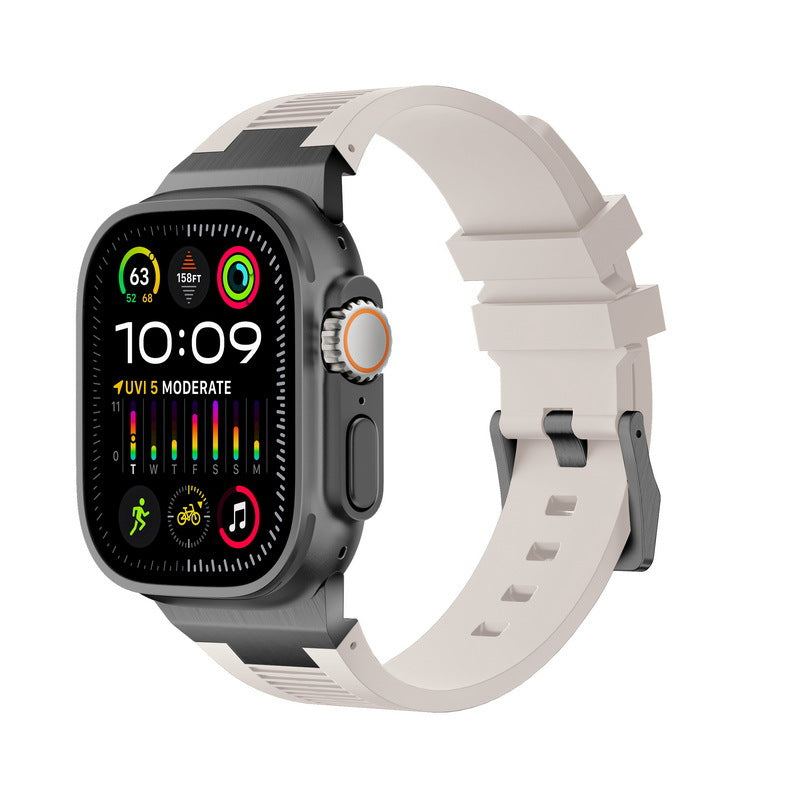 Premium-Armband aus Flüssigsilikon für die Apple Watch