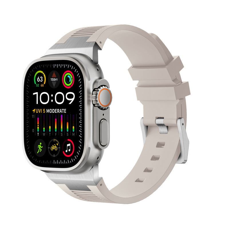 Premium-Armband aus Flüssigsilikon für die Apple Watch